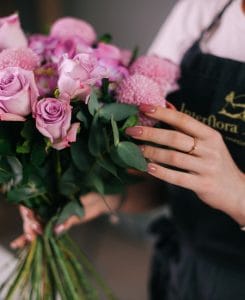 Bouquet di rosa rosa