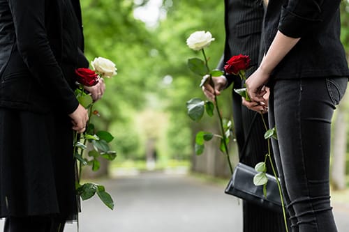 fiori per il defunto