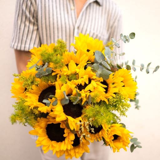 girasoli per un uomo
