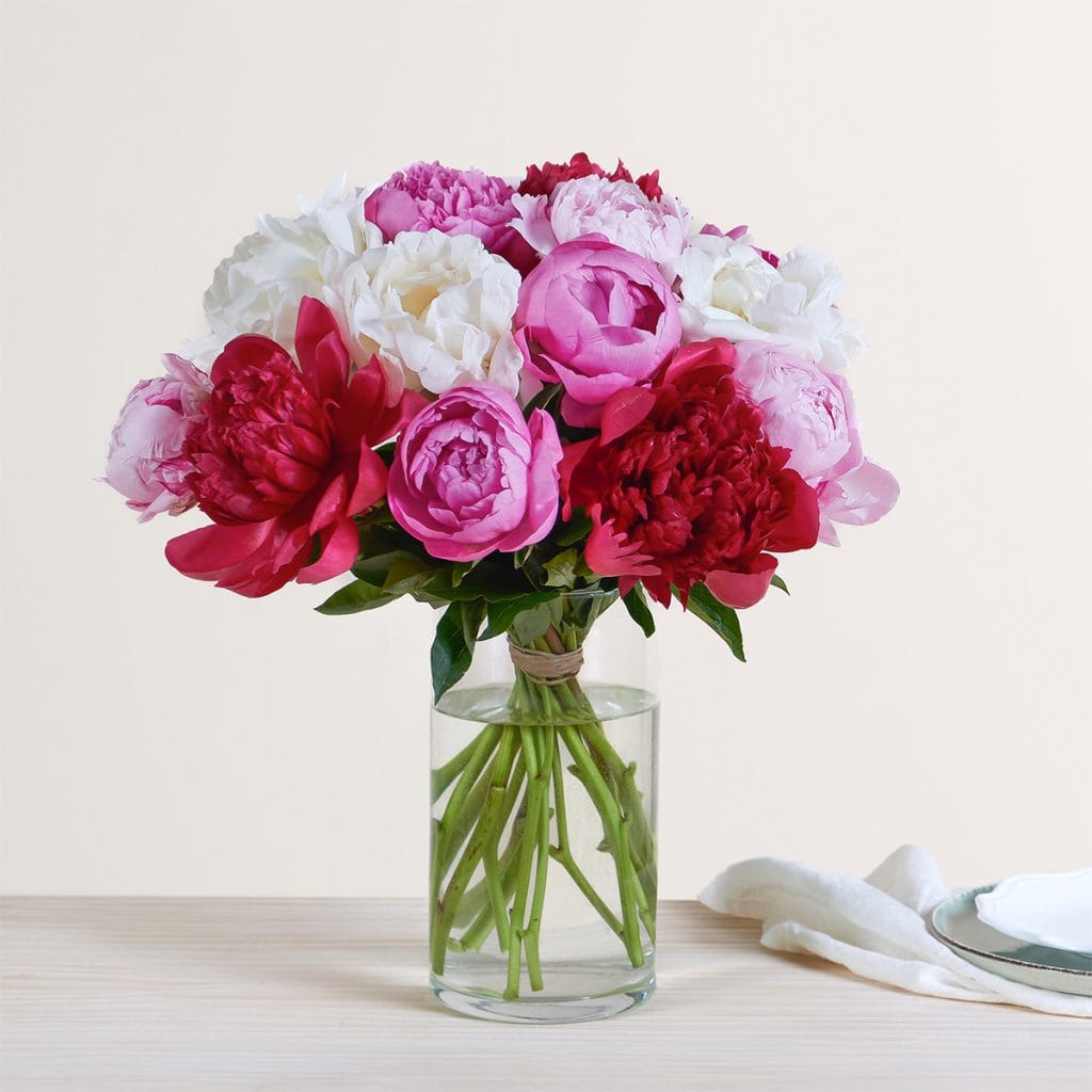 bouquet di peonie