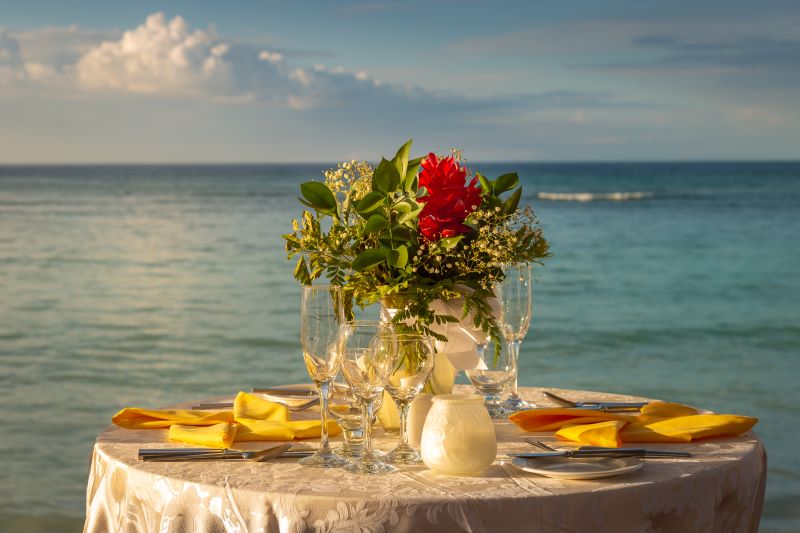 Tavola romantica di San Valentino