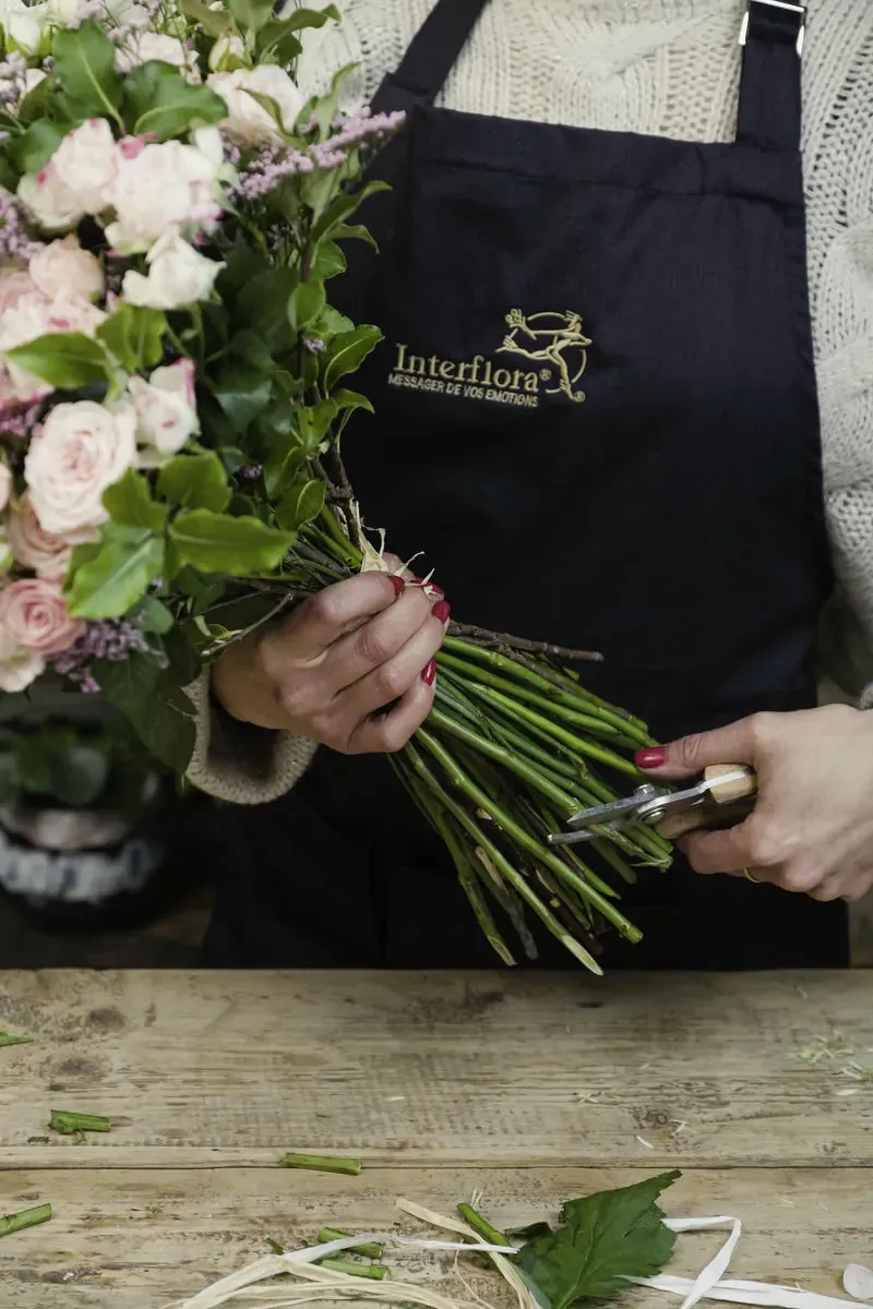Fleuriste reseau interflora confection bouquet