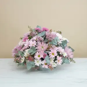 Composizione Delicata Rosa