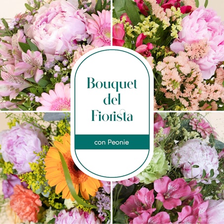 Bouquet del Fiorista con Peonie